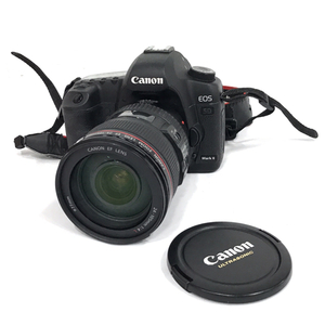 Canon EOS 5D Mark II EF 24-105mm 1:4 L IS USM デジタル一眼レフ デジタルカメラ QR043-205