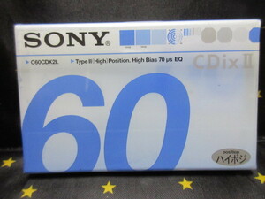 カセットテープ SONY CDixⅡ　６０　ハイポジ