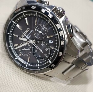 稼働品 SEIKO ブライツ 定価129,600円 電波ソーラー腕時計 SAGA163 メンズ