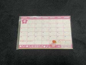 2018年 星のカービィ 卓上カレンダー ローソンコラボグッズ ほぼ未使用品