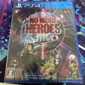 新品未開封【PS4】 No More Heroes 3 ノーモアヒーローズ　ディスク版プレステ5対応