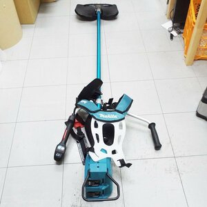 E☆【未使用品】makita マキタ 充電式草刈機 MUR012G 80Vmax 左右非対称Uハンドル 本体のみ ※店頭引渡し限定※ 山口県宇部市