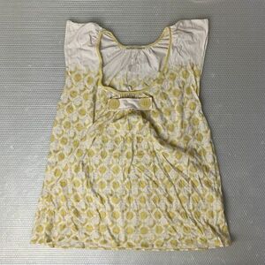 TSUMORI CHISATO ツモリチサト タンクトップ トップス ノースリーブ サイズ2 白 黄色 ホワイト イエロー ▽1-98