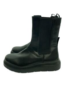 ECCO◆TALL CHELSEA BOOTS/サイドゴアブーツ/35/BLK/レザー/21622301001