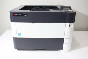 F4605【動作品】KYOCERA/京セラ A3 モノクロ レーザー プリンター ECOSYS P4040dn 印刷枚数:1593/10221枚 トナー残量多