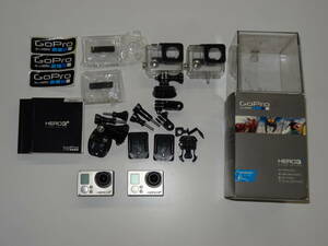 GoPro HERO3+ 2個　アクションカム ゴープロ 　中古品