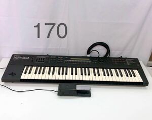 4AD135 1円〜【動作品】Roland ローランド 電子キーボード XP-30 フットペダル アダプター付属 