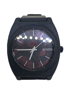 NIXON◆NIXON/クォーツ腕時計/アナログ/ラバー/NVY