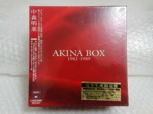 未開封+完全生産限定盤+難あり　ワーナーミュージック・ジャパン　CD　中森明菜　AKINA BOX 1982-1989　25th Anniversary Special Box