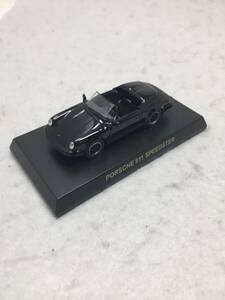 EY-336 京商 KYOSHO 1/64 PORSCHE #3 911 SPEEDSTER ポルシェ スピードスター 黒色 ブラック ミニカー