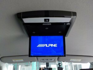 ALPINE アルパイン PCX-R3300B 10.2インチ フリップダウンモニター プラズマクラスター リモコン 取扱書付き C26 セレナ外し●6189三J1707