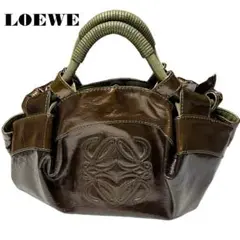 LOEWE ロエベ ナッパアイレ パテントレザー アナグラム