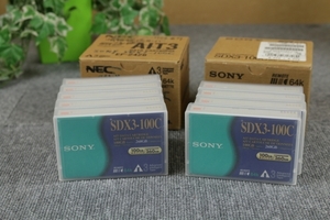 【ソニー SONY】データカートリッジ９点セット SDX3-100C [現状品]