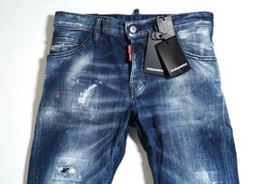 【新品/正規品】10万 44 Dsquared2 ディースクエアード SEXY TWIST JEAN S74LB0822 ラグジュアリー ストレッチ デニム イタリア製