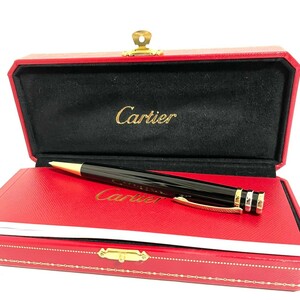 希少　Cartier カルティエ ボールペン トリニティ ツイスト式 マスト 筆記用具　箱付き