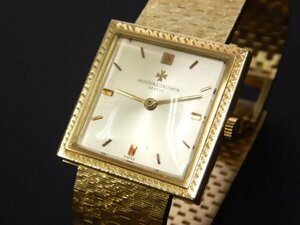 6279 希少売切り☆ VACHERON CONSTANTIN 6787 K18YG Cal. K1001 18 Jewels Mechanical ヴァシュロン コンスタンタン 手巻 メンズ 腕時計