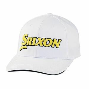 DUNLOP ダンロップ SRIXON(スリクソン) ツアープロ着用モデル オートフォーカス ゴルフキャップ 「 SMH3130X 」　ホワイトイエロー