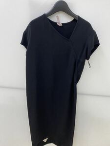 イ) エルメス　HERMES ワンピース ブラック 半袖 ドレス　レディース　高級感　ブランド洋服　