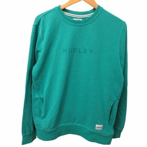 ハーレー Hurley トレーナー スウェット 長袖 緑 グリーン Sサイズ 0411 ■GY31 メンズ