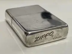 Zippo/ライター/斜体/スターリングシルバー/ビンテージ/レトロ/イタリック