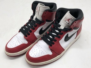 E◆即決◆観賞用◆ NIKE ナイキ AIR JORDAN 1 RETRO HI エア ジョーダン 1 レトロ ハイ CHICAGO シカゴ / 332550-163 28.5cm