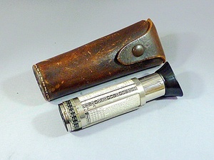 ヴィンテージ◎BERTRAM BEWI SENIOR 光学式露出計 ライカ対応型 良品 1930年頃 革ケース付