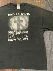 00s XXL BAD RELIGION vintage Tシャツ バッドレリジョン ビンテージ fuck armageddon this is hell