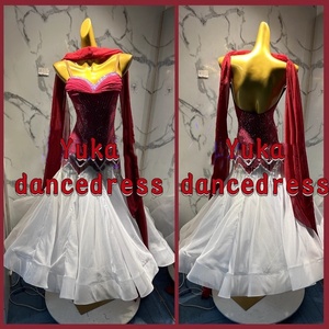 NEW 社交ダンスドレス・モダンドレス・スタンダードドレス オーダーメイド、最高品質modern-809