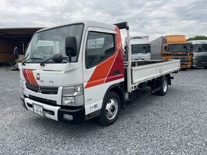 平成27年　三菱　キャンター　3トン　ワイド　平　ボディ　ミッション　車検付