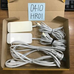 （0410HR01）送料無料/中古/Apple アップル/A1202/12V/1.8A/白 ホワイト/純正 ACアダプタ 2個セット