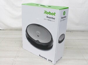 【行董】CB000ABY97 ☆未開封☆ iRobot アイロボット Roomba ルンバ 694 ロボット掃除機 ブラック 黒 本体 自動掃除機 家電 掃除