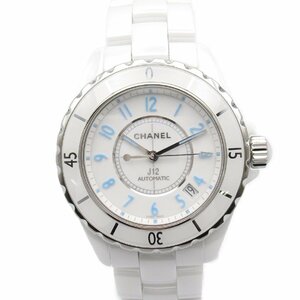 シャネル J12 ブルーライト ブランドオフ CHANEL セラミック 腕時計 セラミック 中古 メンズ