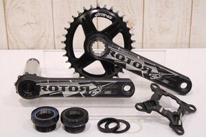 ★ROTOR ローター 3D 1x11s 172.5mm 30T QRINGS 楕円チェーンリング クランクセット シングル