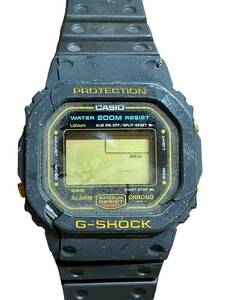 22055 カシオ CASIO G-SHOCK 5600シリーズ ウォッチ 腕時計 DW-5600E クォーツ SS 黒文字盤 デジタル メンズ ジャンク