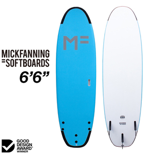 新品未使用☆MFソフトボード SURFSCHOOL サーフスクール 6’6” ソフトフィン サーフィン 初心者 スクール用 EPS MICKFANNING MFsoftboard