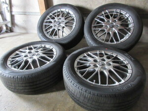 トヨタ 80系 VOXY ヴォクシー NOAH ノア 純正 BBS FORGED (16x6+50 5H/114,3) バリ溝(DUNLOP VEURO VE304/2023) 205/55R16 純正戻し 売切り