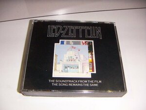 CD：LED ZEPPELIN THE SONG REMAINS THE SAME レッド・ツェッペリン 狂熱のライブ 永遠の詩：帯付：2枚組