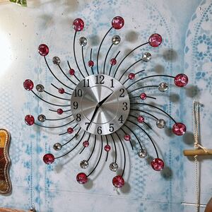 インテリア雑貨 ファッション時計 デザインウォールクロック pink ウォールデコ 壁掛け時計 #Design Wall Clock #店舗什器 