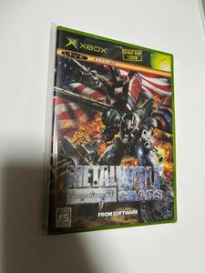 XBOX　メタルウルフカオス　箱説付き　METALWOLF CHAOS