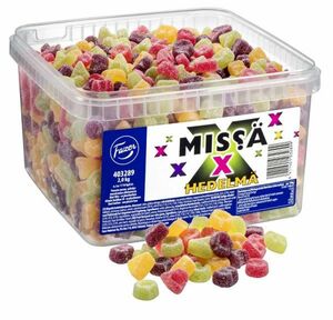 Fazer ファッツェル Assa フルーツ グミ 1 箱 x 2kg フィンランドのグミです