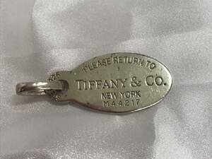 TIFFANY&Co.　ティファニー　T＆C リターントゥ　オーバル　プレート　ネックレストップ　シルバー　アクセサリー 925 #190343-53
