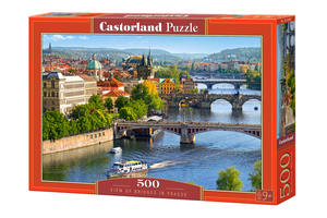 CA 53087 500ピース ジグソーパズル ポーランド発売 500片 VIEW OF BRIDGES IN PRAGUE