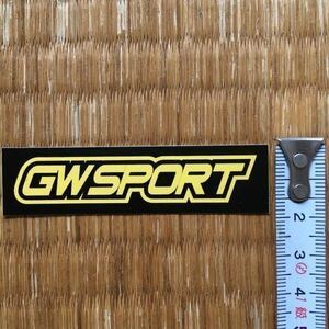 希少 【 GWSPORT シール 】スポーツ ゴールドウイン スポーツ ロゴ ステッカー ミニサイズ ワンポイント 小型
