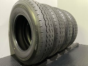 新車外し 2023年製 BS BRIDGESTONE ECOPIA RD613 195/80R15 107/105N LT 15インチ 夏タイヤ 4本 ハイエース キャラバン　(JR608)