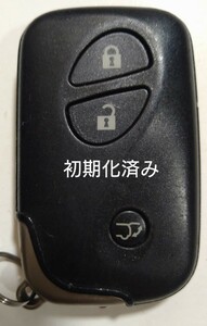 初期化済トヨタ レクサス純正スマートキー3ボタン基盤番号271451−5300新品電池サービス⑦