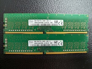 0428-5 SKhynix メモリ DDR4 2400T 8GB 2枚