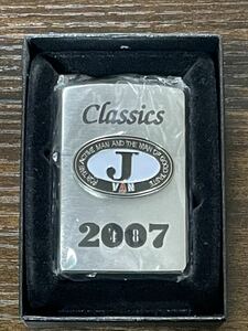zippo VAN JACKET INC. Classics 2007 限定数 200個 JAC 立体メタル 2006年製 シルバーメタル SILVER METAL シリアルナンバー NO.010/200