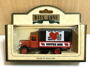 ☆【コレクター処分品】DAYS-GONE デイズゴーン 28029 1934 Mack Canvas-Back Truck KAFFEE HAG Made in England イギリス製ミニカー 管CAR
