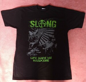 SLANG スラング Tシャツ Sサイズ 黒 未着用品 札幌 Japanese HARDCORE PUNK ハードコアパンク 