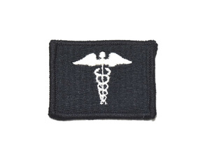 米軍実物 Medical Service Corps メディカル パッチ ブラック 海軍 海兵隊 陸軍 衛生兵 F908